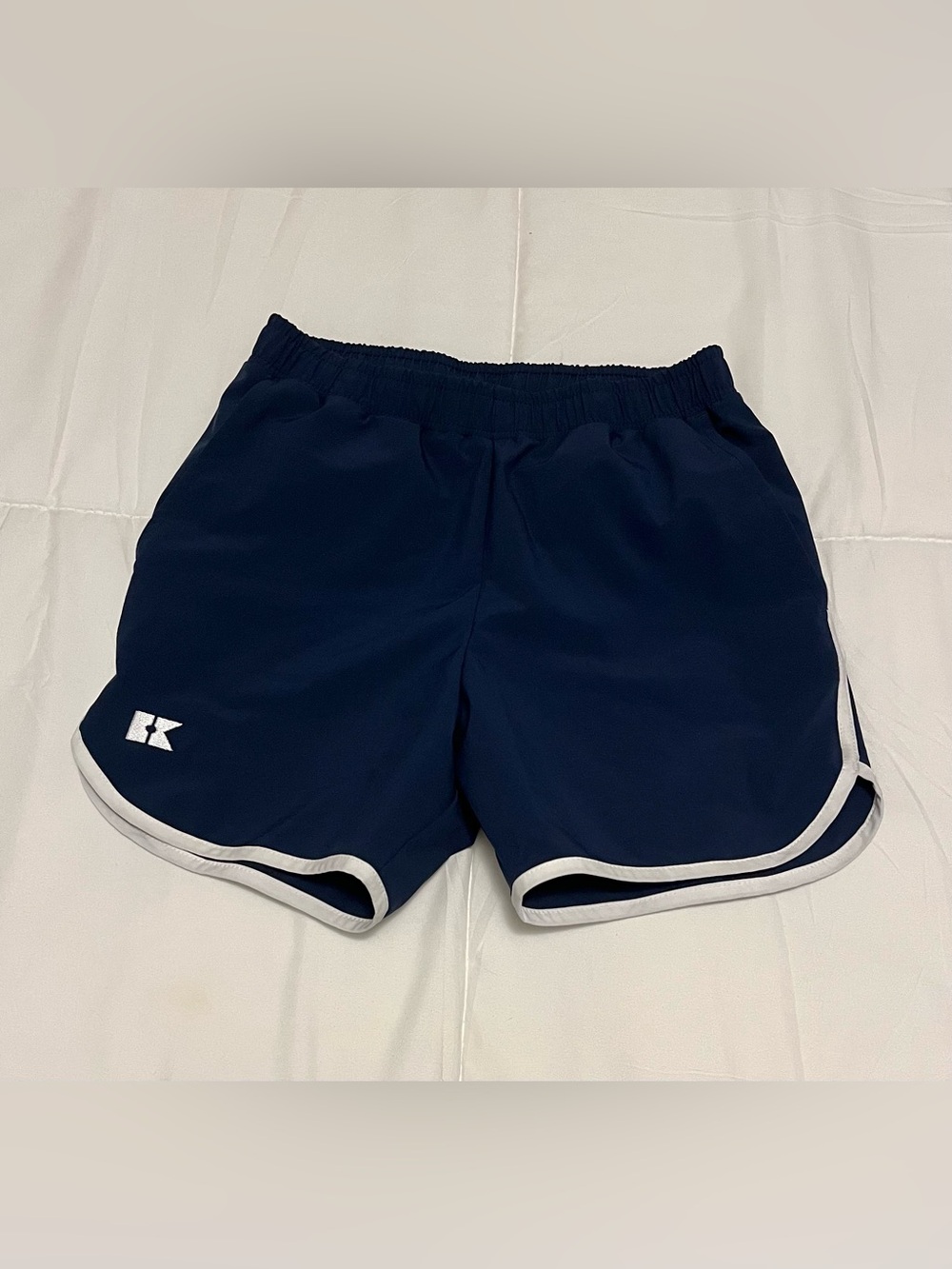Navy athletic retro super short by Courtside Kids